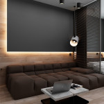 Накладной светодиодный светильник Inodesign Event Black 44.1185